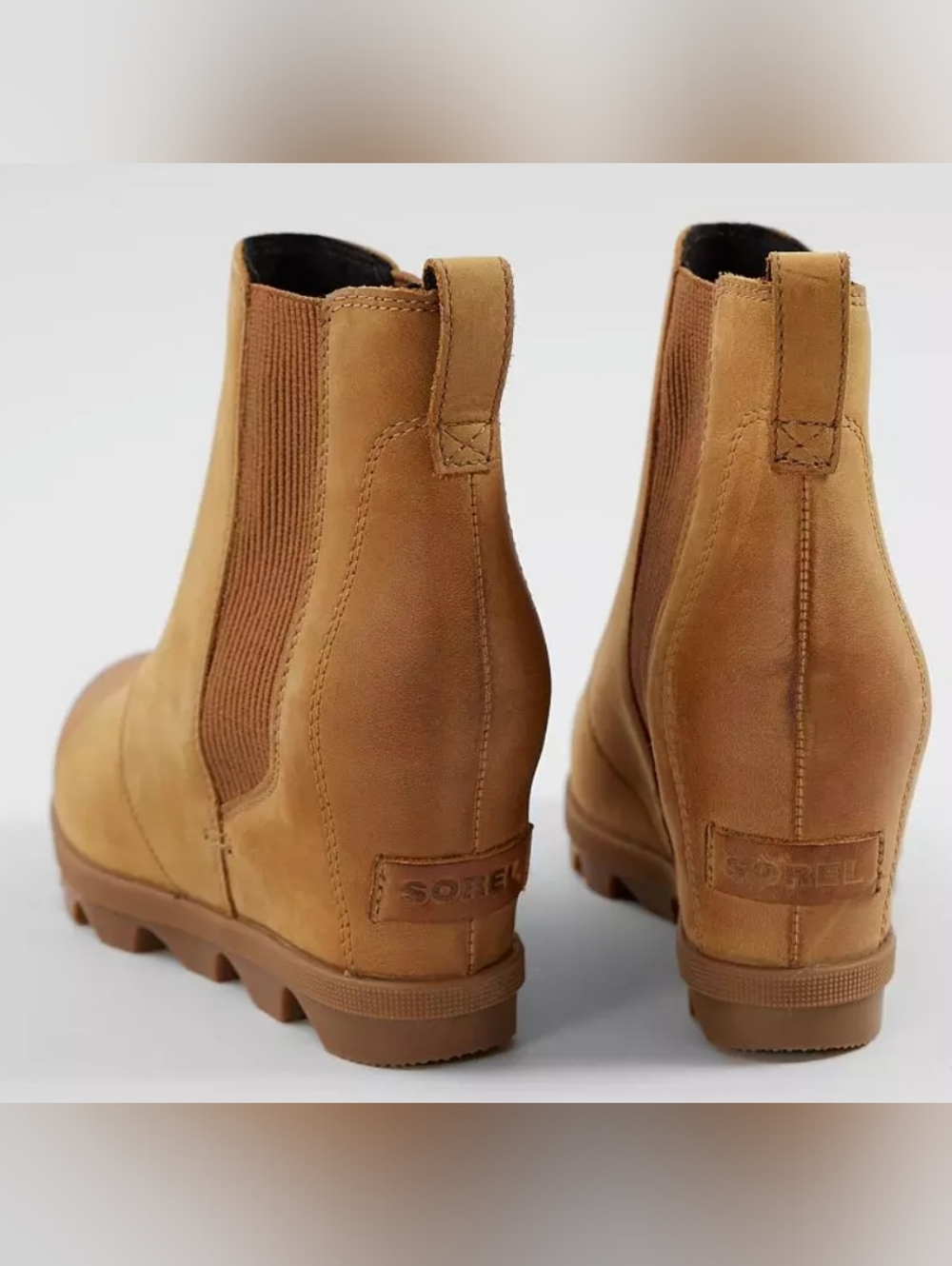Sorel Joan Of Arctic™ Leather Wedge Boots Size 7.5 & 5 NWT MSRP $200 - Picture 3 of 14